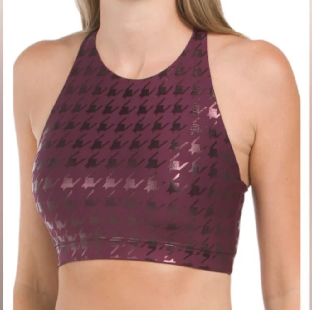 Peloton Show up high neck bra SIZE L preowned activewear - Picture 2 of 5